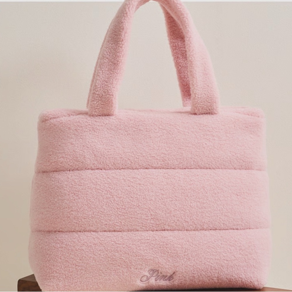 Victoria's Secret Pink Plush Tote